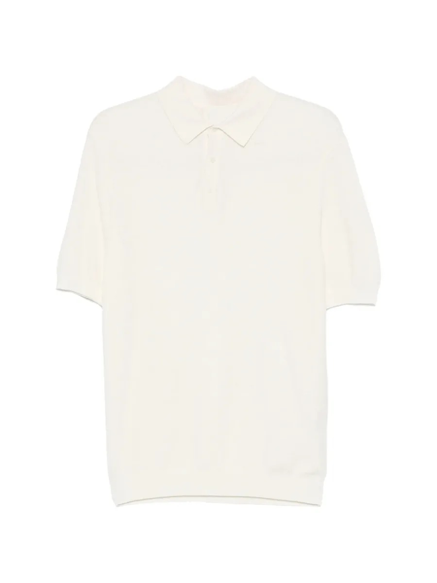 buttoned short-sleeve polo shirt 2