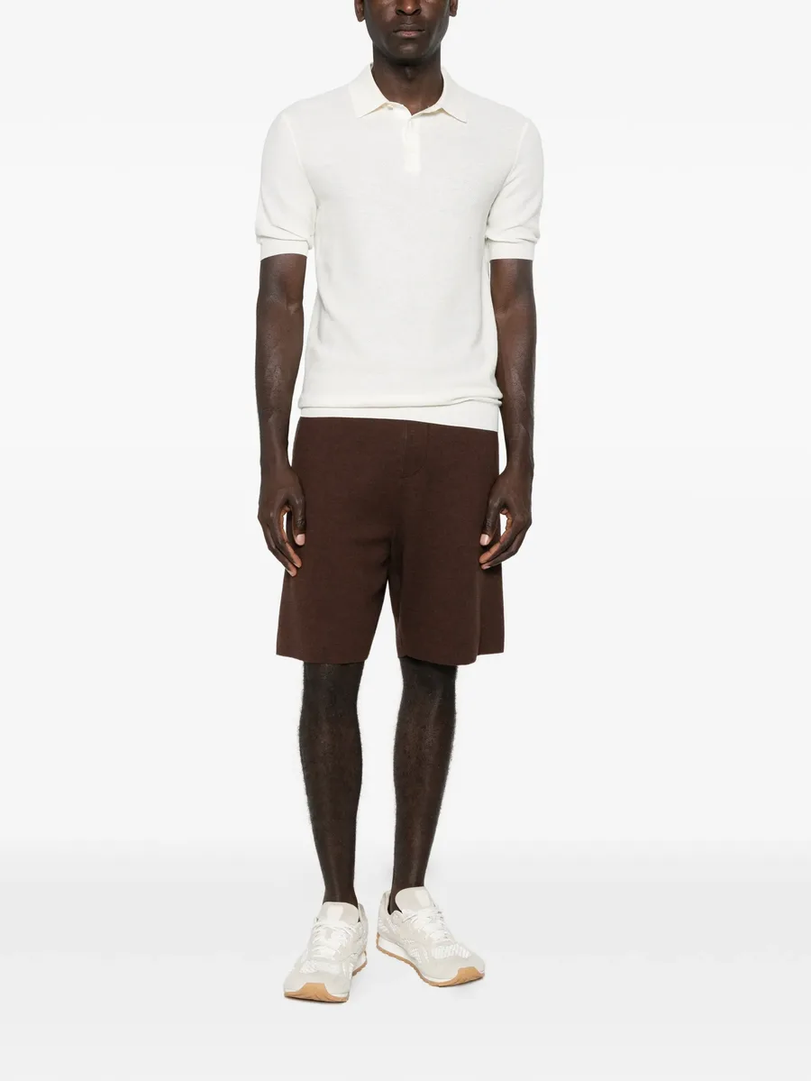 buttoned short-sleeve polo shirt 3