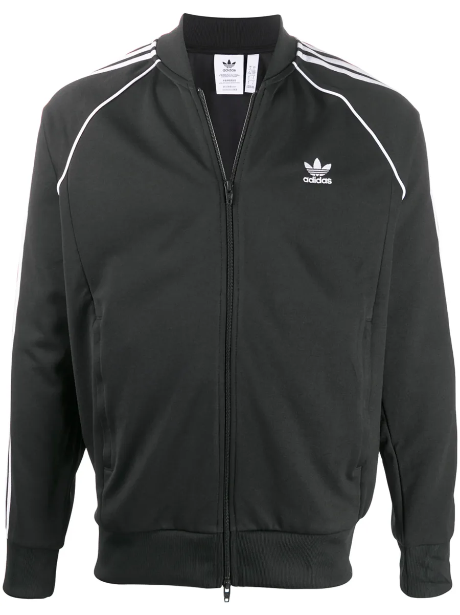 stripe trim track jacket 2