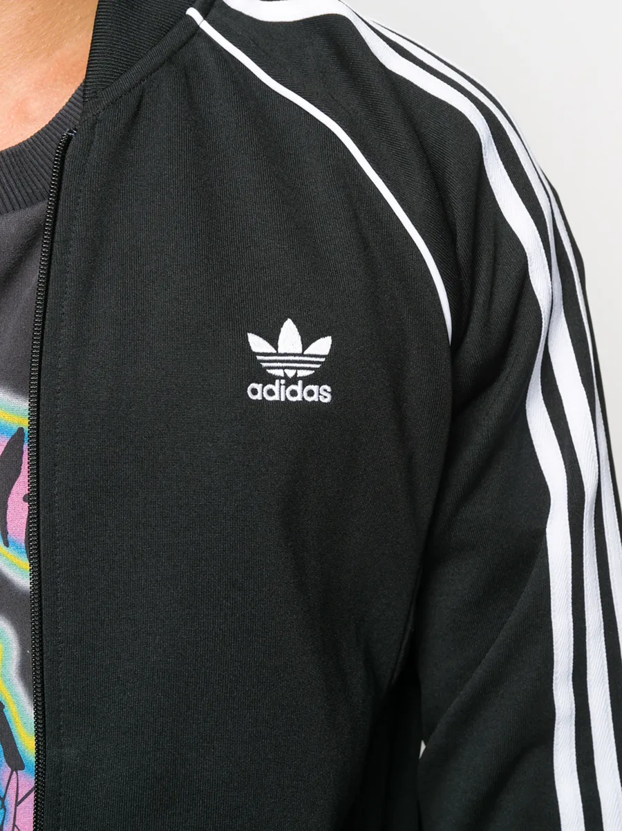 stripe trim track jacket 9