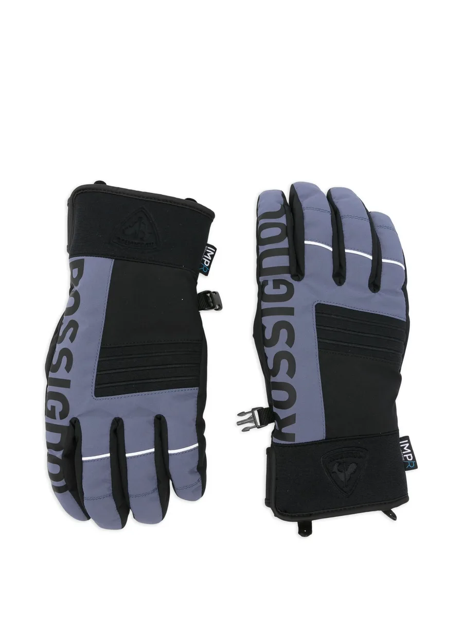 logo-print gloves 2