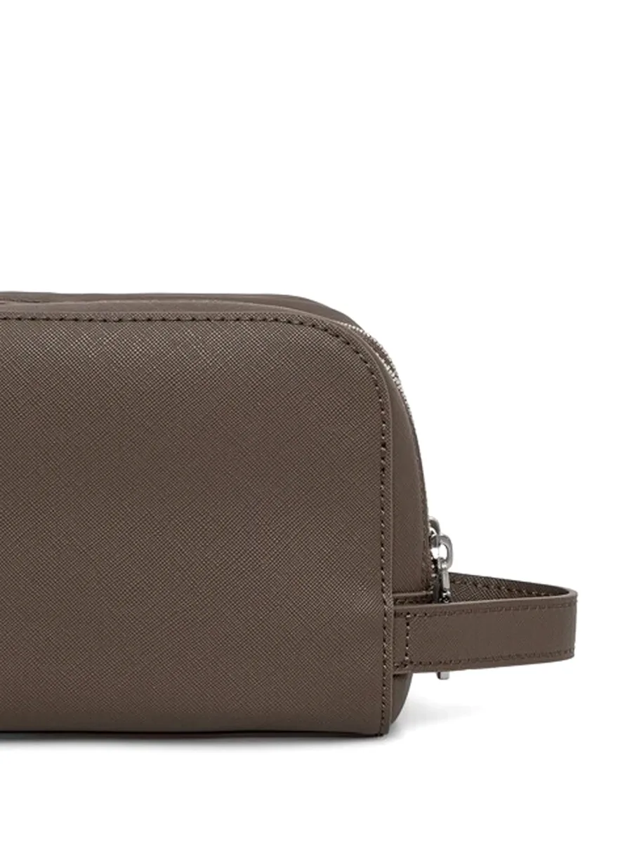 small Milano double-zip logo wash bag 8