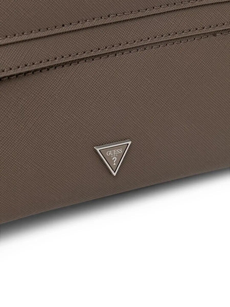 small Milano double-zip logo wash bag 9