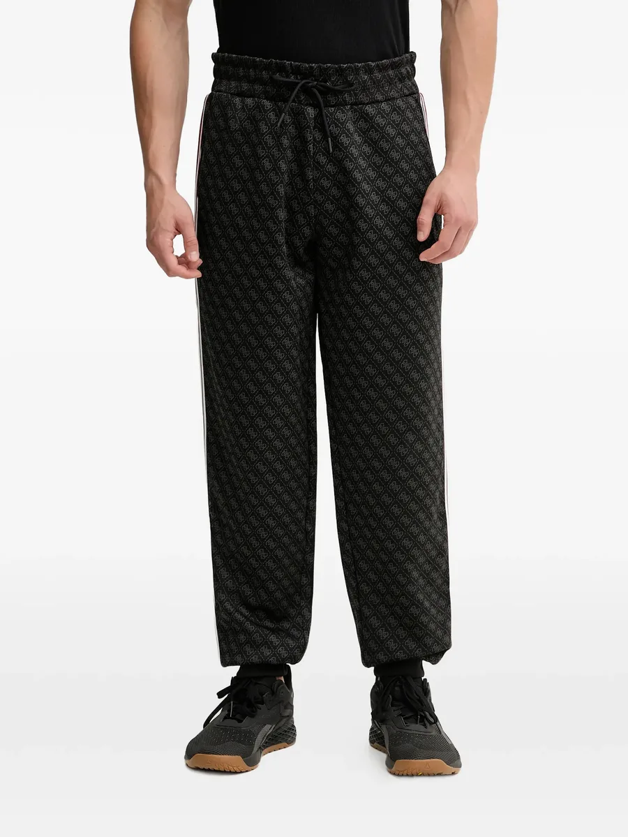 pattern side stripe track pants 1