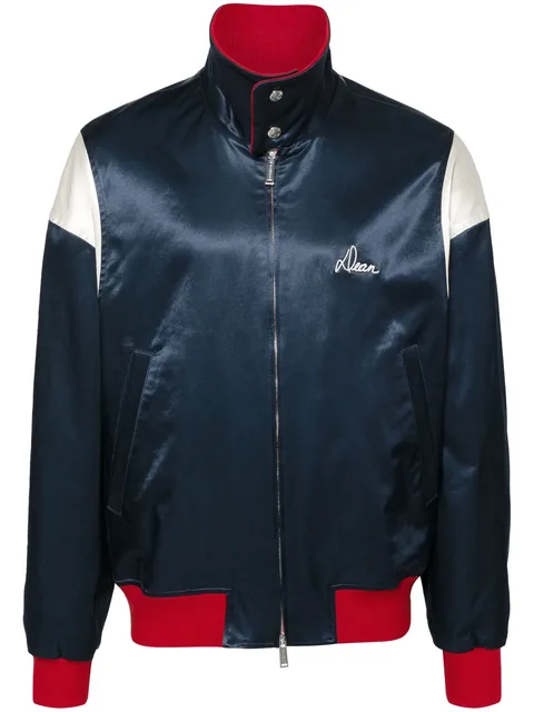 Bowling satin-finish jacket