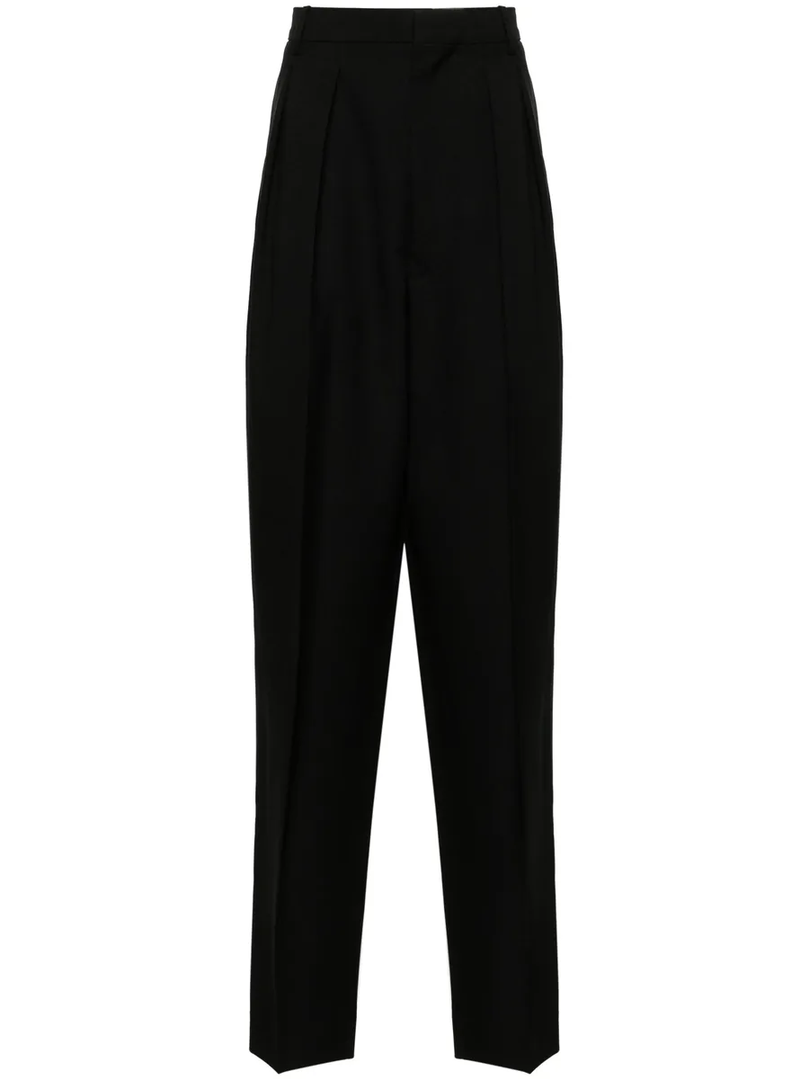 pleated tailored trousers 2