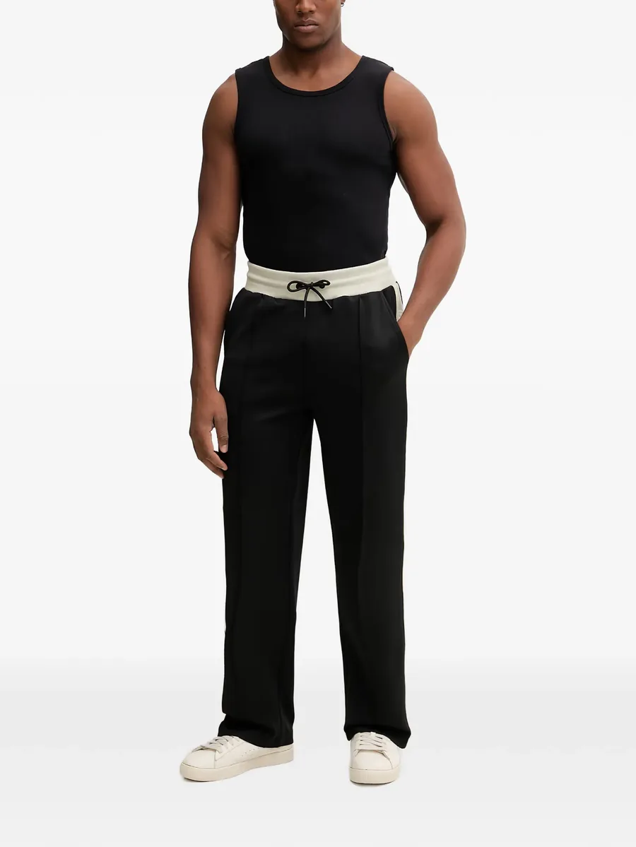 Scuba stripe drawstring track pants 4