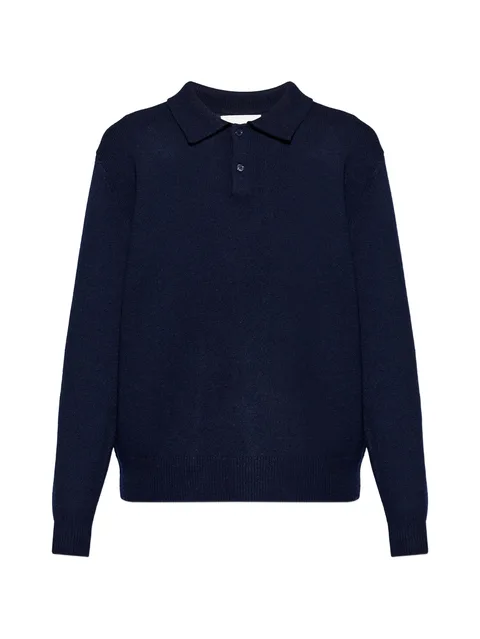 buttoned polo shirt