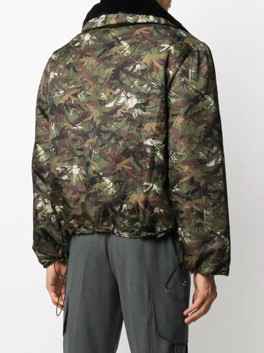 camouflage-print hooded jacket 10
