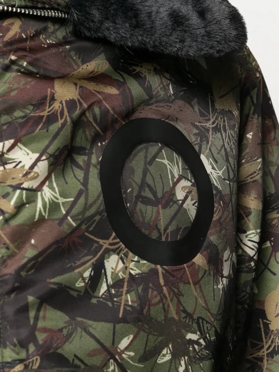 camouflage-print hooded jacket 12