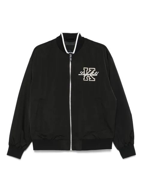 zip-up bomber jacket