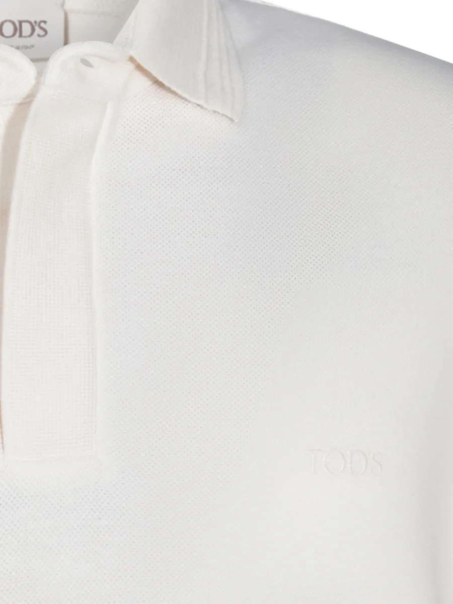 logo-embroidered polo shirt 6