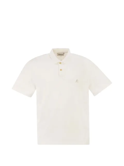 logo-embroidered polo shirt