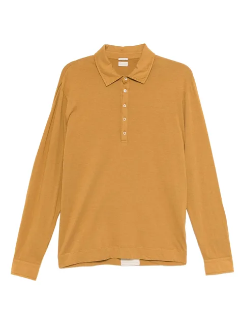 long-sleeve polo shirt