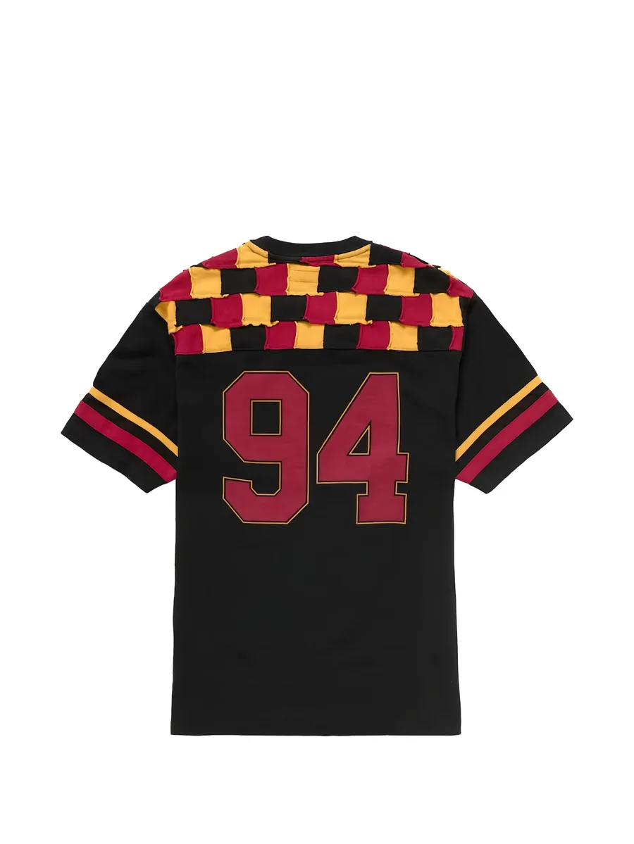 Patchwork Yoke Football T-shirt 4