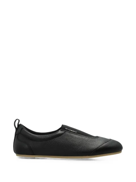 Etage grainy leather slip-on sneakers