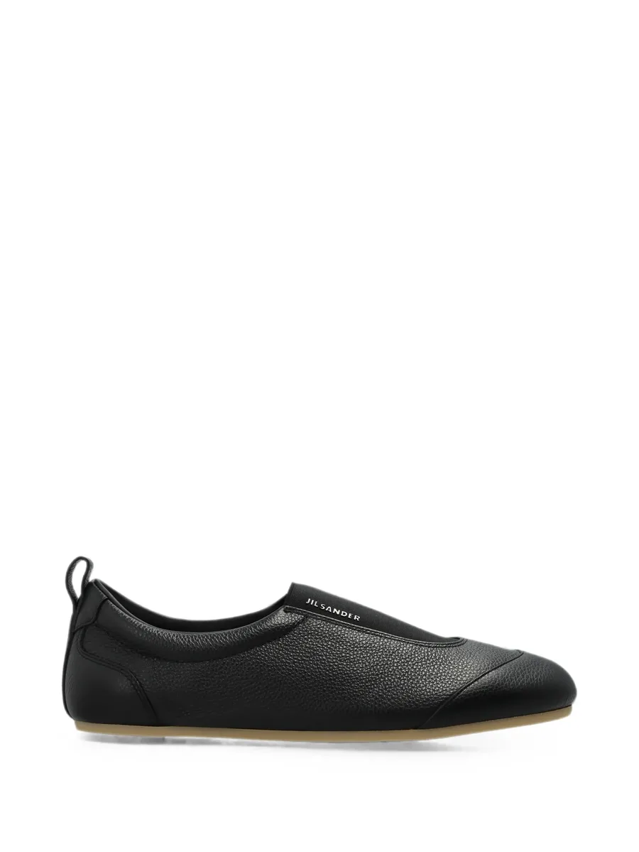 Etage grainy leather slip-on sneakers 1
