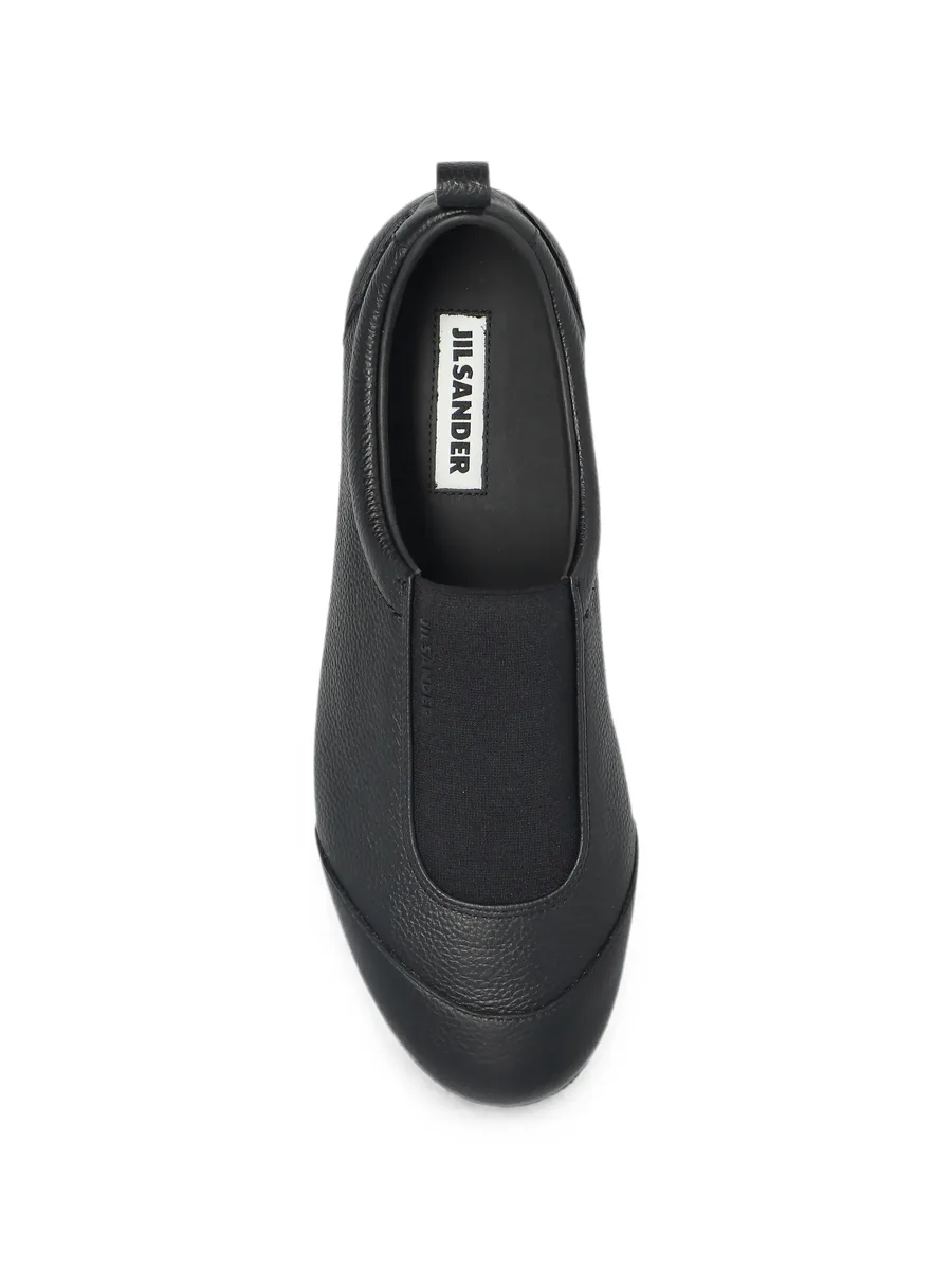 Etage grainy leather slip-on sneakers 8