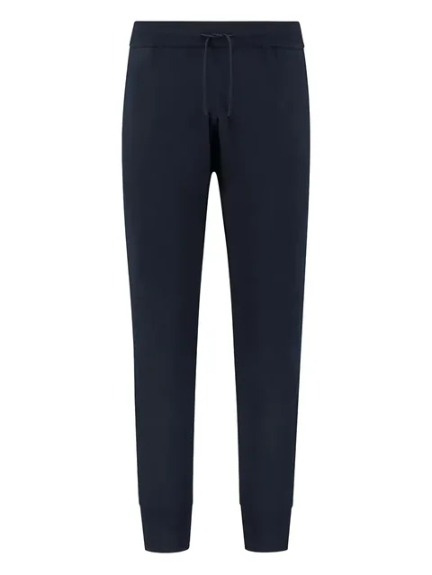 elasticated-waistline track pants