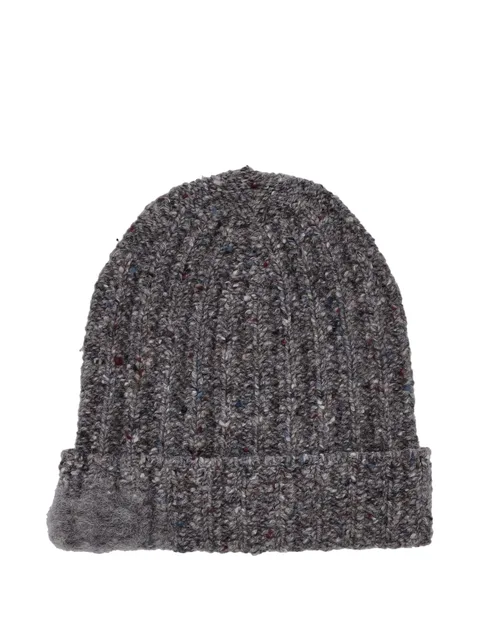 ribbed beanie hat