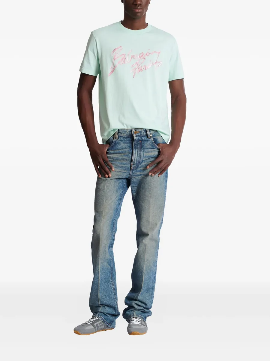 printed cotton T-shirt 3