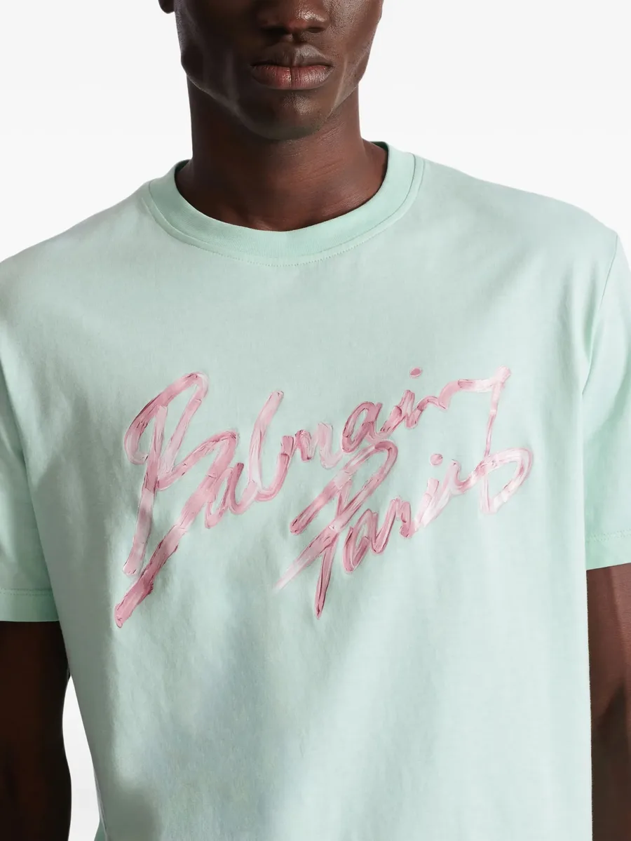 printed cotton T-shirt 9