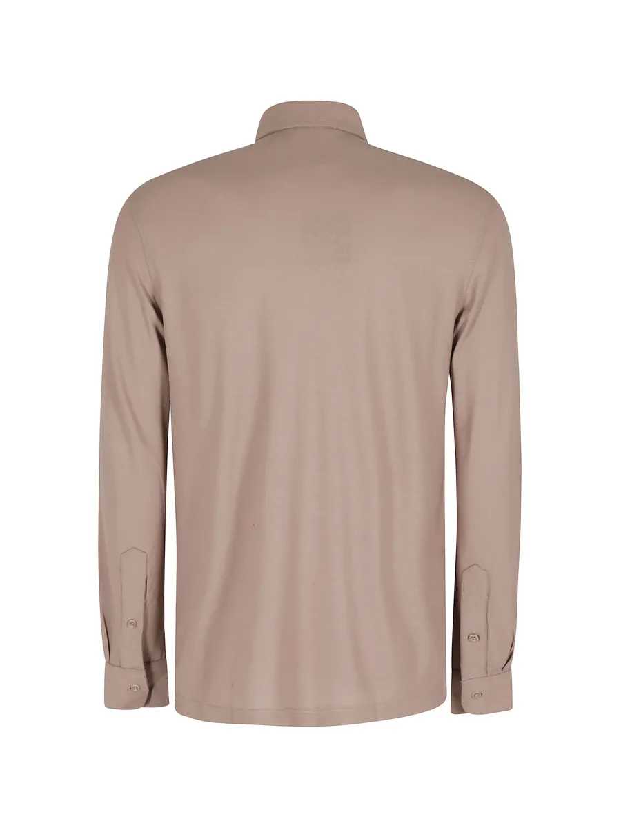 long-sleeved polo shirt 4