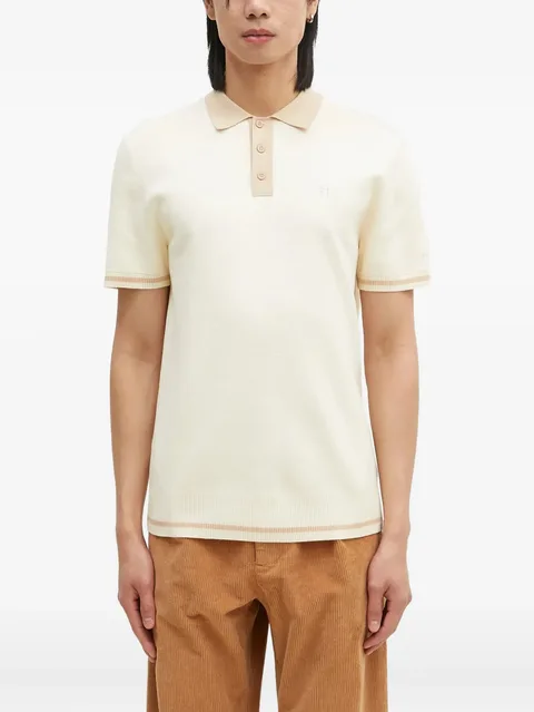 knitted polo shirt