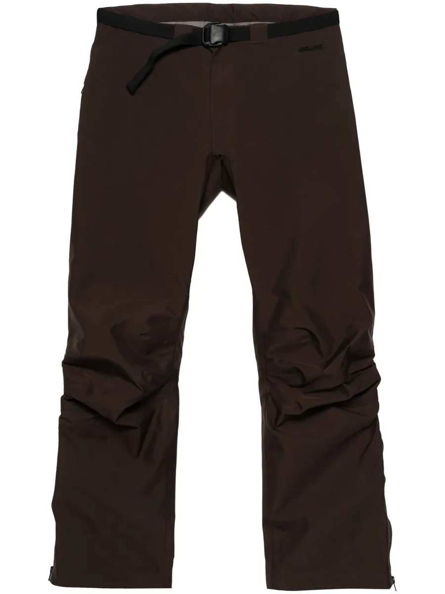 belted straight-leg trousers 2