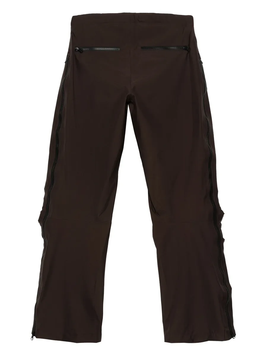belted straight-leg trousers 4