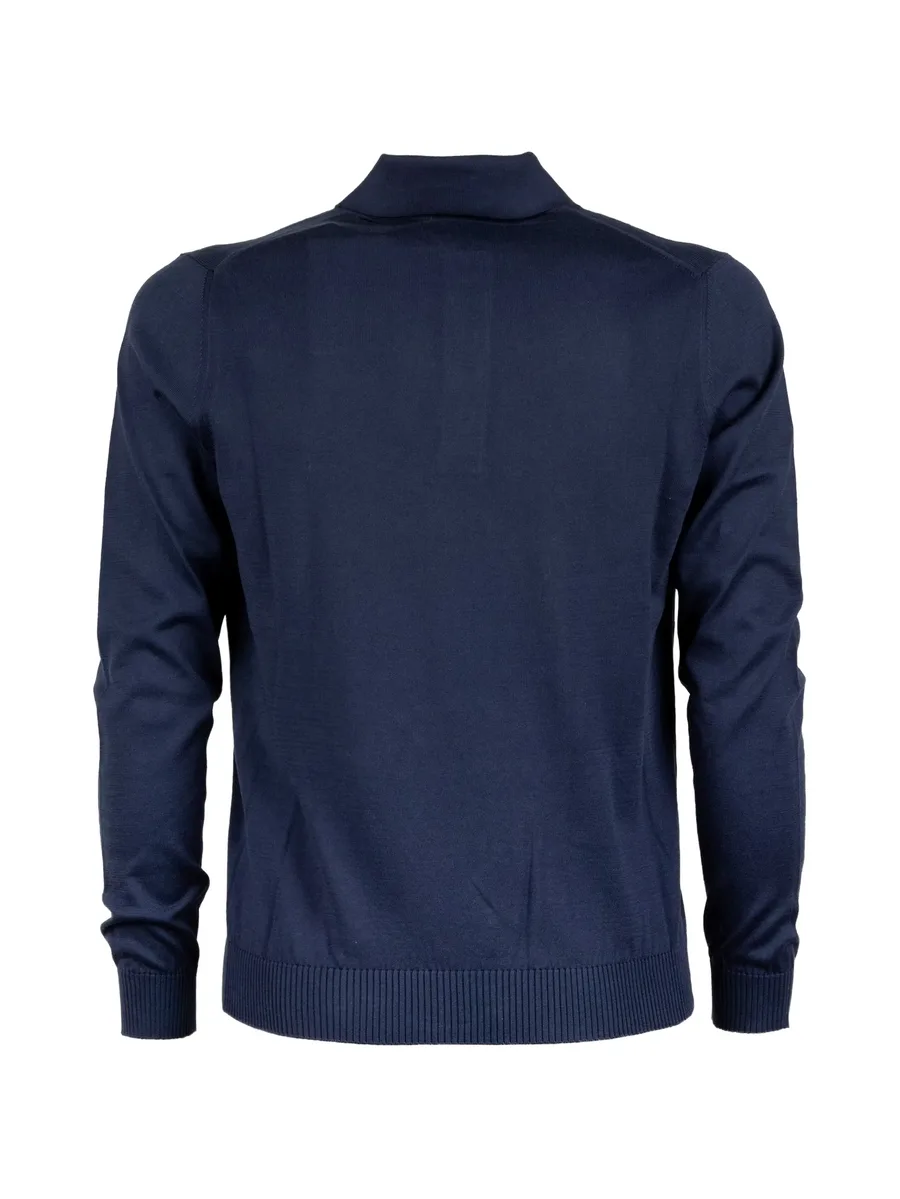 buttoned long-sleeve polo shirt 4