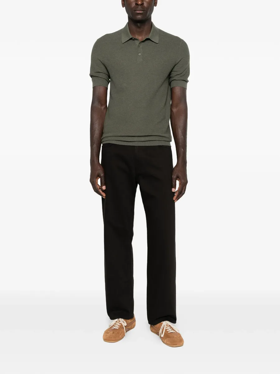 piqué-knit button-fastening polo shirt 3