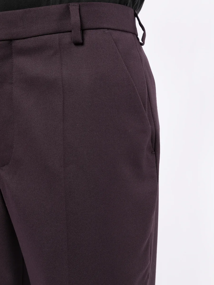 Jun twill straight-leg trousers 9