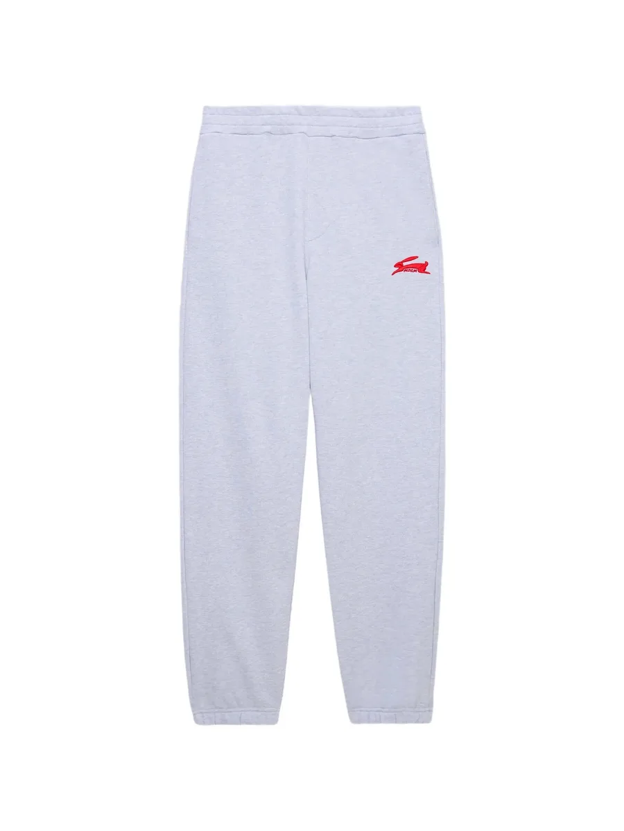 logo-embroidery track pants 2
