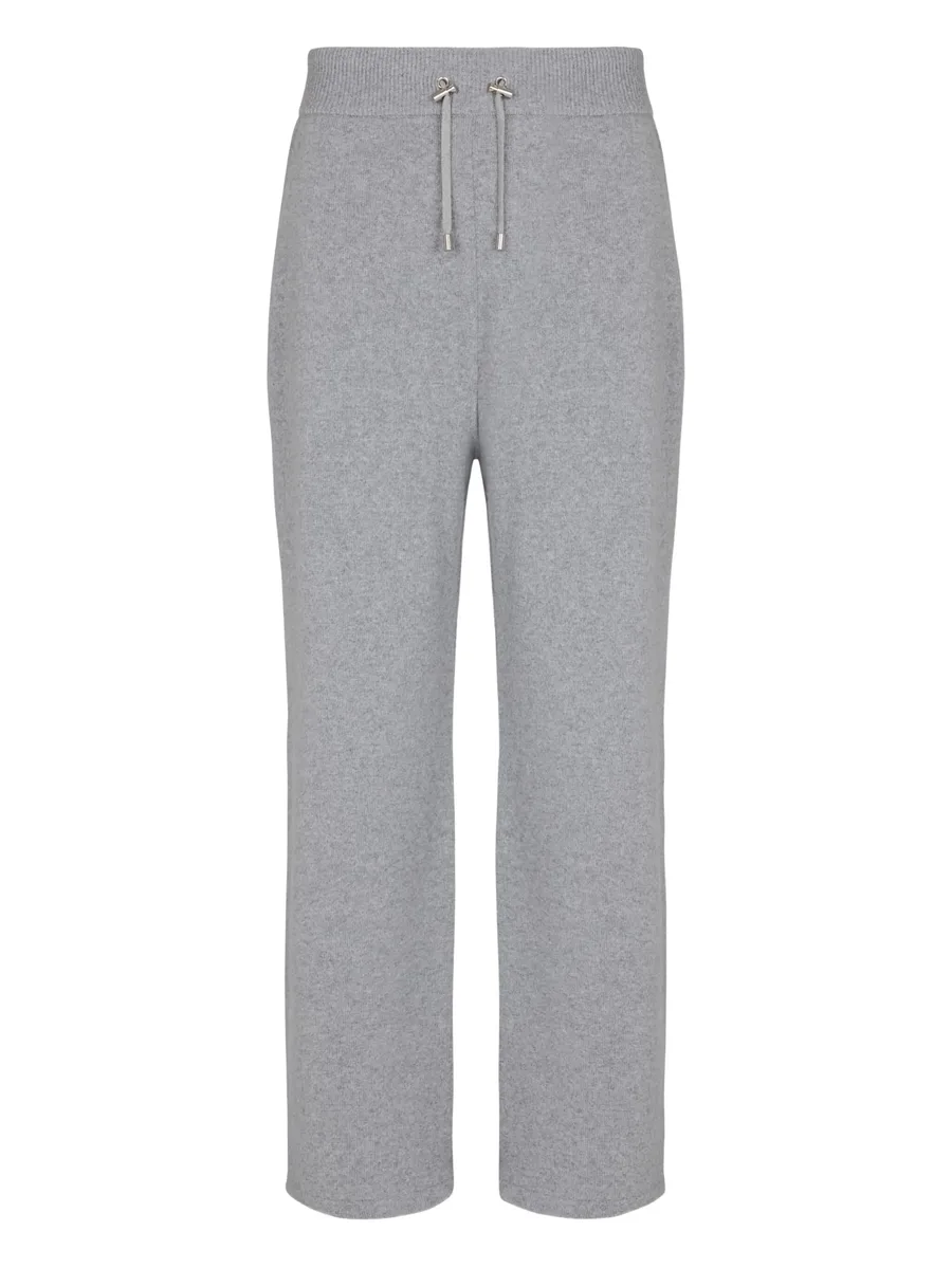 recycled cashmere-wool blend track pants 2