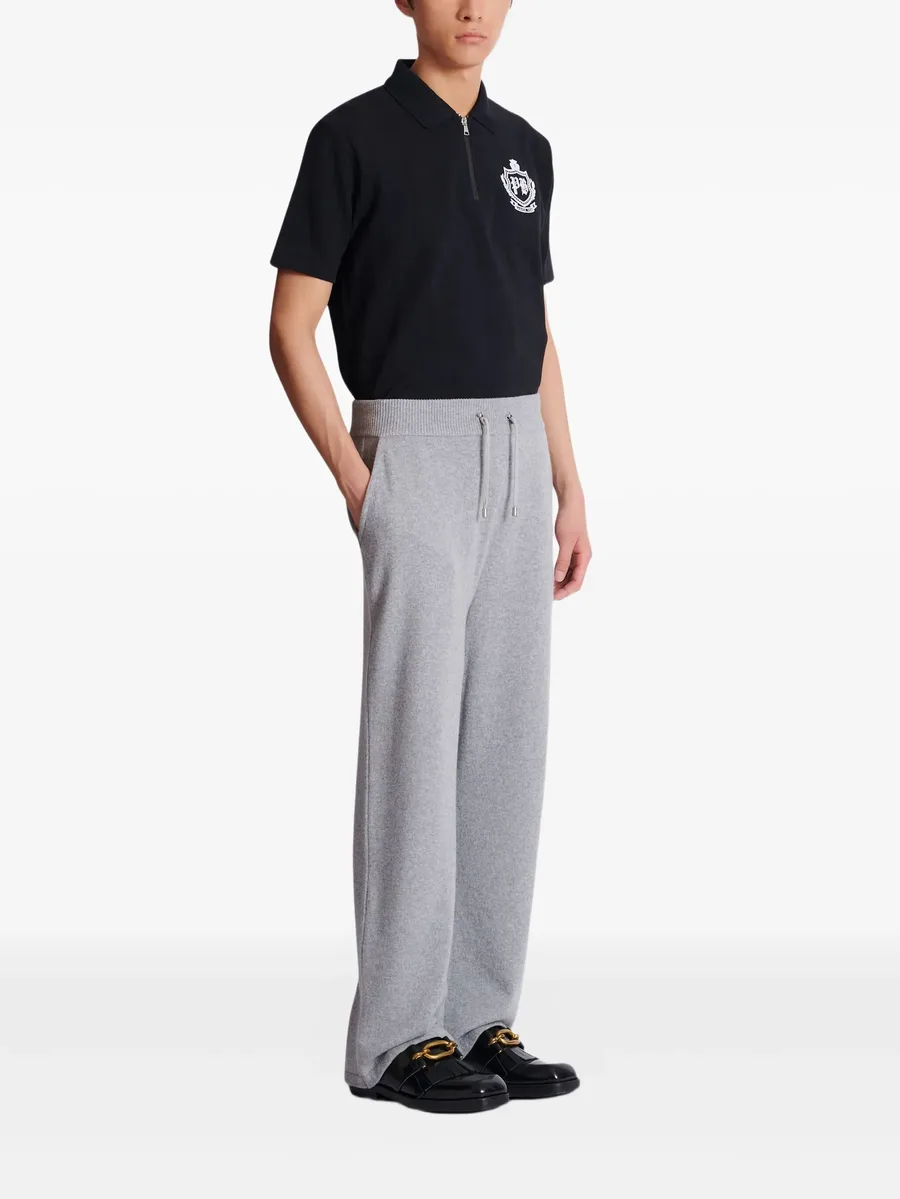 recycled cashmere-wool blend track pants 5