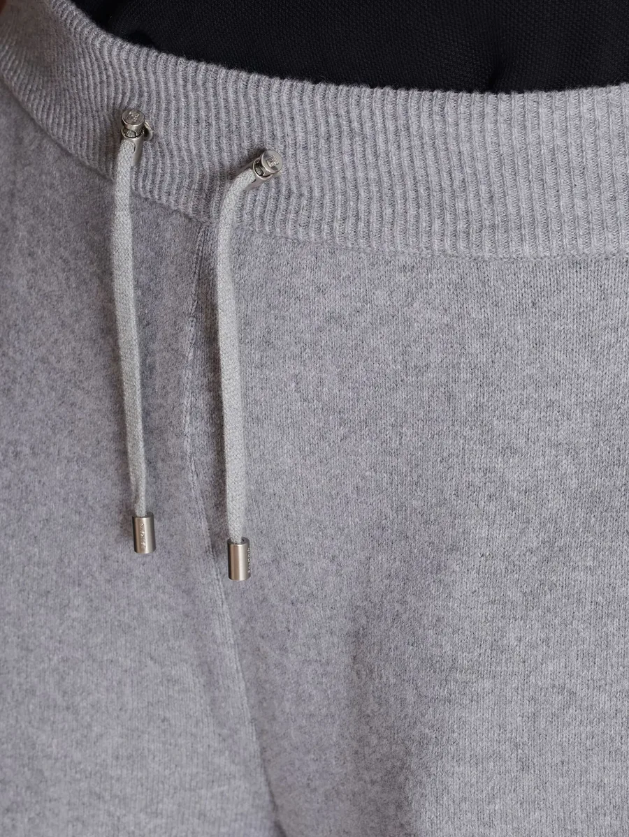 recycled cashmere-wool blend track pants 9