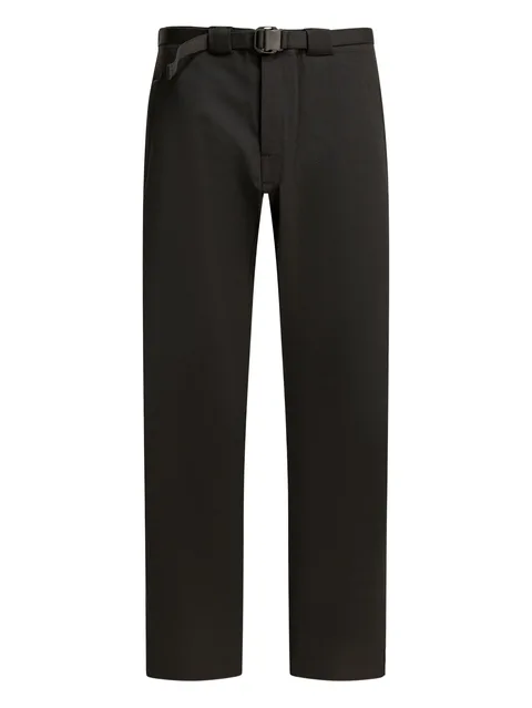 belt zip trousers