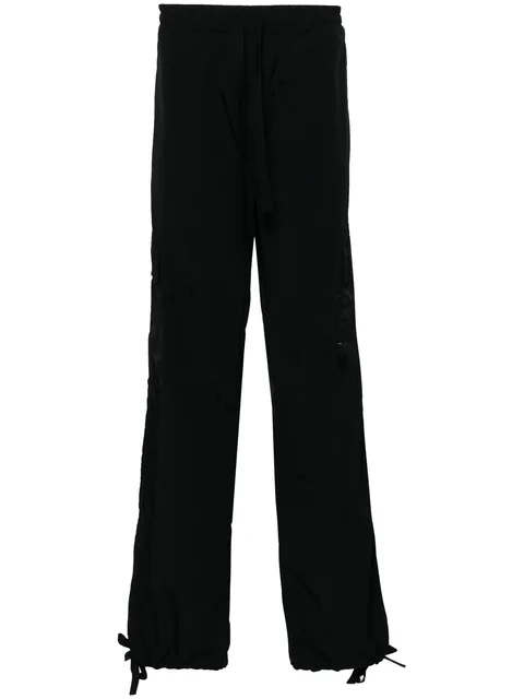 straight-leg ripstop cargo trousers