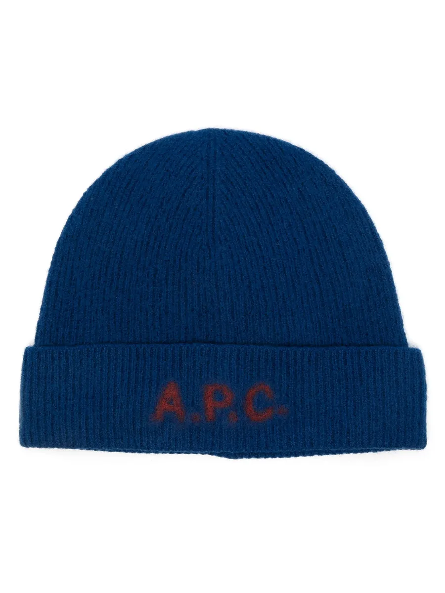 logo-print beanie 2