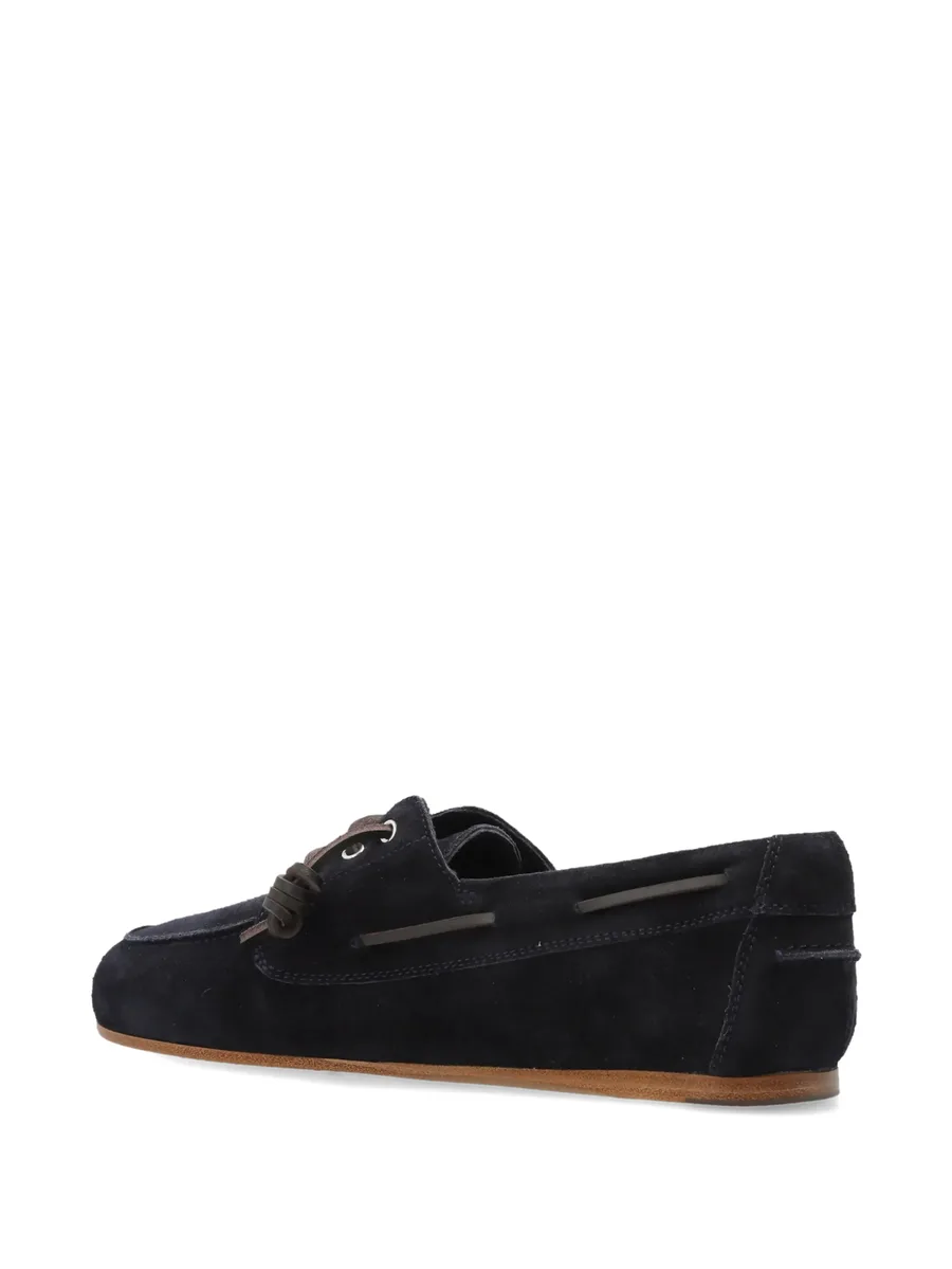 suede lace-up boat shoes 6