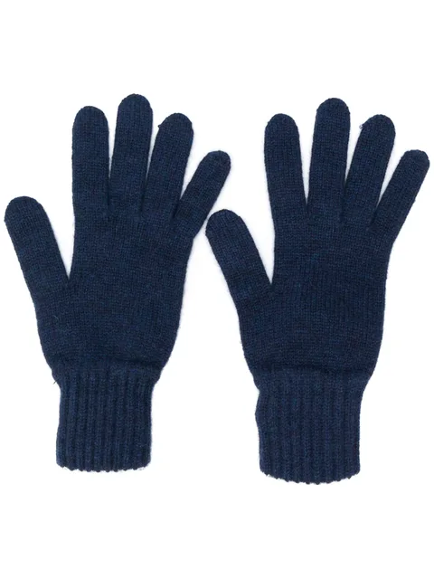 gloves with ribbed details