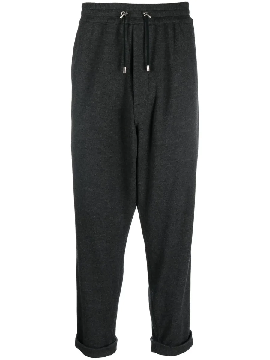 low-crotch drawstring-waist trousers 2