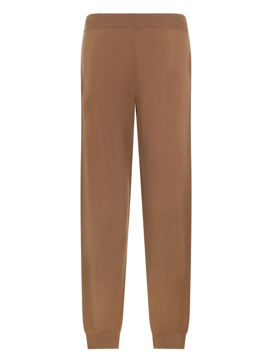 drawstring-waist knitted trousers 4