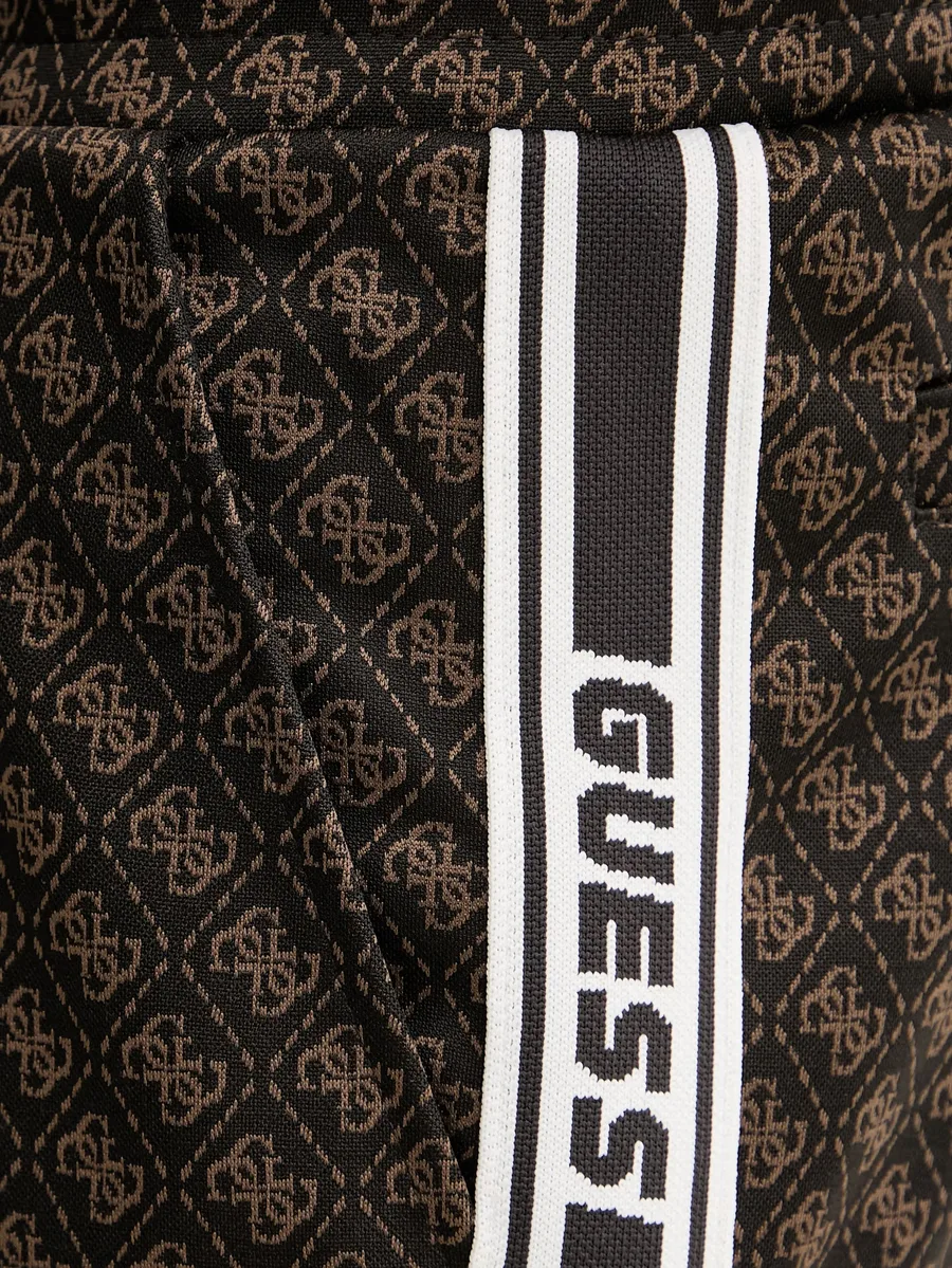 monogram-print side-stripe track pants 8