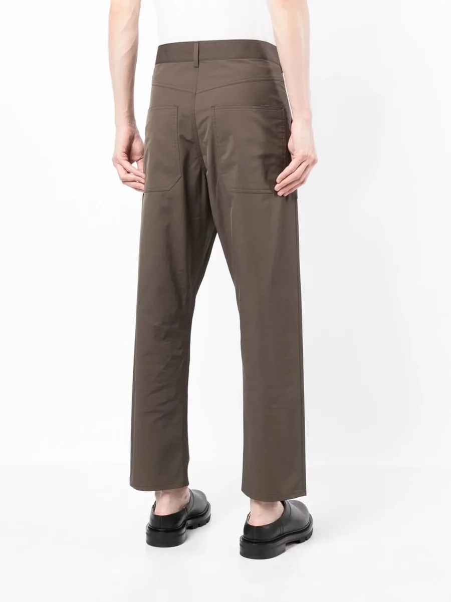 high-rise straight-leg trousers 8