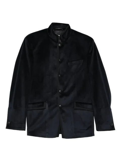 Glory button-fastening jacket