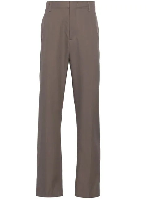tailored wool trousers