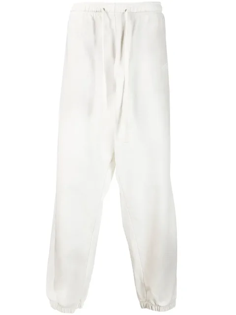 logo-print cotton track pants