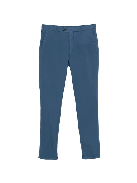button-fastening trousers